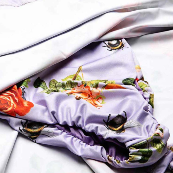 Maiô Vestido Lilas Abelha - Image 5